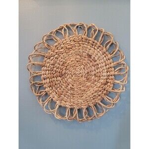 16 inch Woven Hyacinth Wall Hanging or Placemat